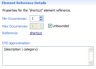 Element Reference Details Section