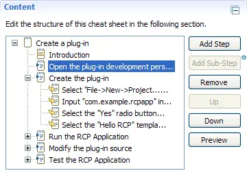 Step Content Section