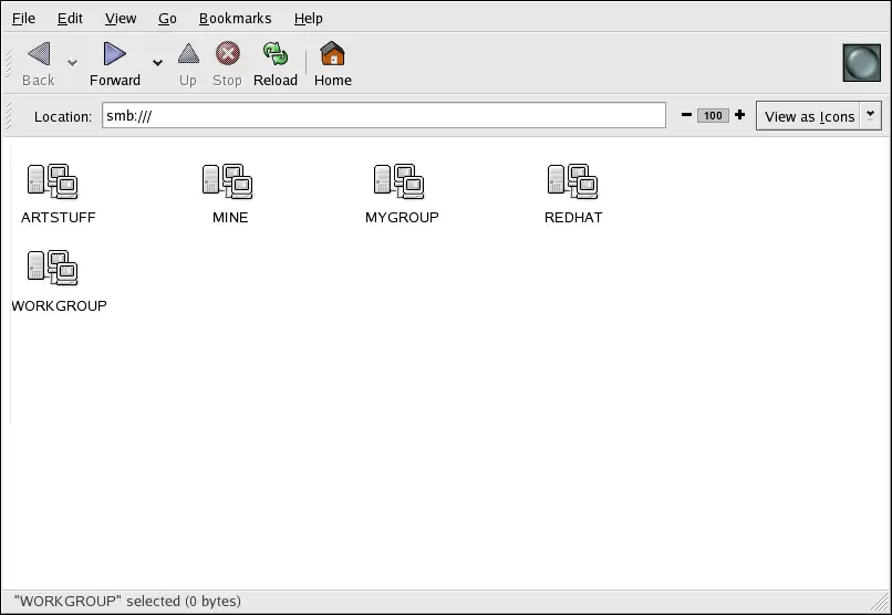SMB Workgroups in Nautilus