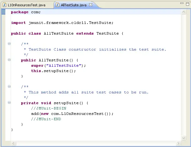 TestSuite Class