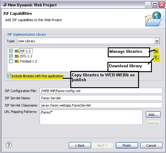 Configure JSF Libraries