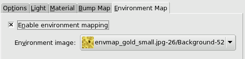 Environment map options