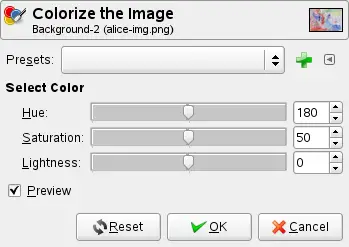 Colorize options