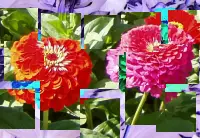 From left to right: original image, after applying Paper Tile filter (division = 5)