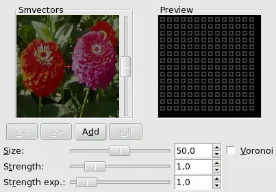 Size-map editor options