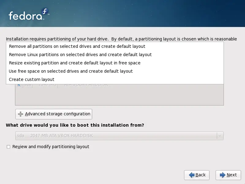 Create Default Layout