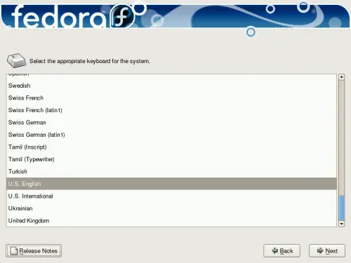 
	    Keyboard configuration screen.
	  