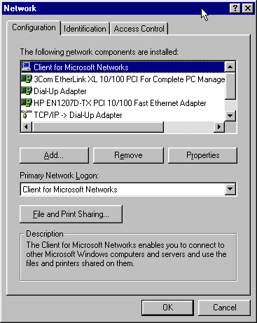 The Network Panel.