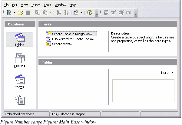 OpenOffice Writer - Creating a database