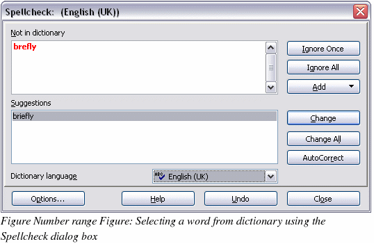 OpenOffice Writer - Checking spelling