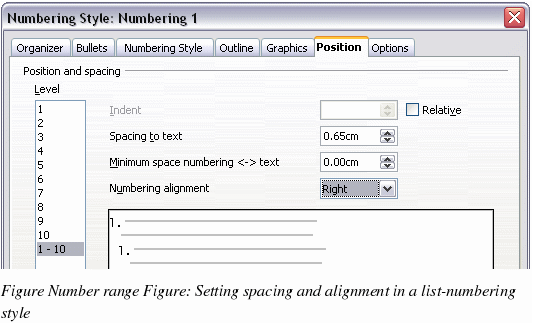 openoffice writer page numbering