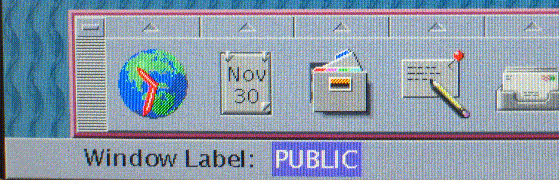 Screen shows the trusted stripe without the trusted symbol and with a workspace label of PUBLIC.