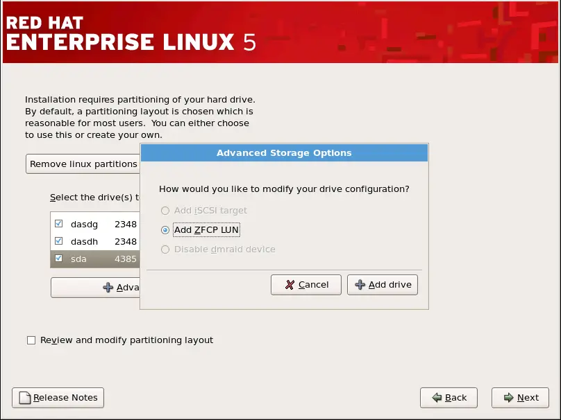 Advanced Storage Options