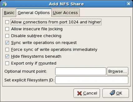NFS General Options