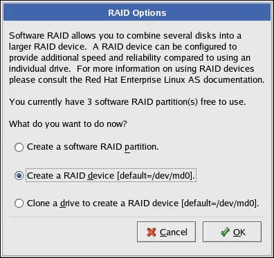 RAID Options