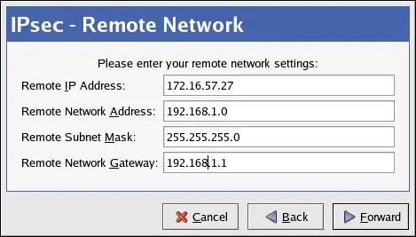 Remote Network Information