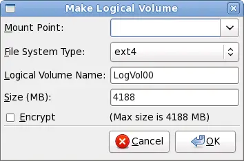 Make Logical Volume