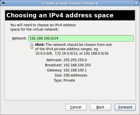 Choosing an IPv4 address space