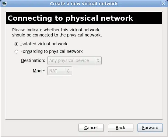 Connecting to physical network
